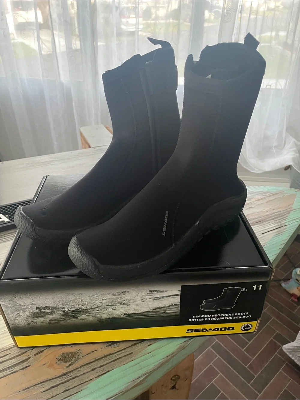 Sea-Doo Black Neoprene Water Boots - New in Box Men’s Size 11
